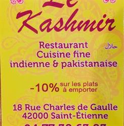 Le Kashmir, Saint-Étienne - Horaires d'ouverture