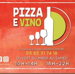 Pizza e Vino, Cahors - Horaires d'ouverture