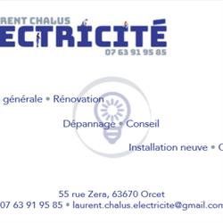 Chalus Laurent Electricité, Orcet - Horaires d'ouverture