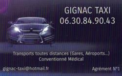 Gignac taxi, Pouzols - Horaires d'ouverture