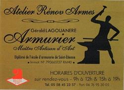 Armurerie Atelier Rénov Armes, Saint-Cricq-Villeneuve - Horaires d'ouverture