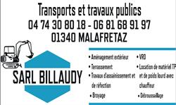 Transport et Travaux Publics Billaudy, Malafretaz - Horaires d'ouverture