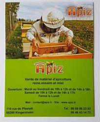 Apiz Apiculture Kingersheim, - Horaires d'ouverture