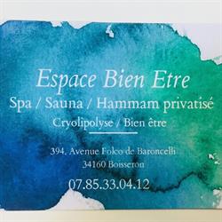 Espace Bien-être Boisseron, - Horaires d'ouverture