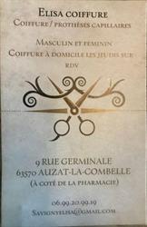 Elisa Coiffure, Auzat-la-Combelle - Horaires d'ouverture
