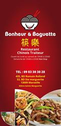 BONHEUR ET BAGUETTE, Marseille - Horaires d'ouverture