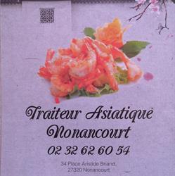 Traiteur asiatique nonancourt, Nonancourt - Horaires d'ouverture
