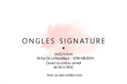 Ongles Signature, Meudon - Horaires d'ouverture