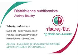 Diététicienne Audrey-Diet, Saint-Philbert-de-Grand-Lieu - Horaires d'ouverture