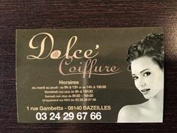 Dolce’Coiffure, Bazeilles - Horaires d'ouverture