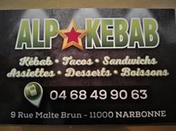 Alpkebab, Narbonne - Horaires d'ouverture