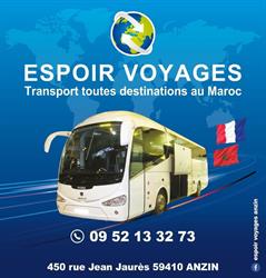 Espoir Voyages Anzin, - Horaires d'ouverture