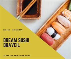 Dream Sushi Draveil, - Horaires d'ouverture
