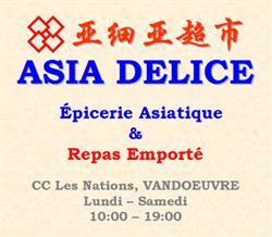 Asia Délice, Vandoeuvre-lès-Nancy - Horaires d'ouverture