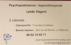 Lynda Nagard - Hypnose, Numérologie et Magnétisme à Clermont-Ferrand, - Horaires d'ouverture