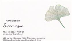 Anne Debien Sophrologue, Champigny-sur-Marne - Horaires d'ouverture