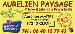 Aurélien Paysage, Clion - Horaires d'ouverture