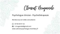 Clément Nougarède - Psychologue clinicien, Saint-Alban-Leysse - Horaires d'ouverture