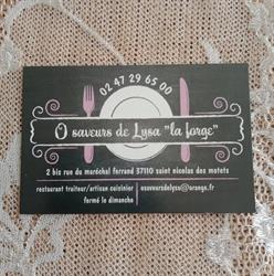 O saveurs de Lysa "la forge", Saint-Nicolas-des-Motets - Horaires d'ouverture