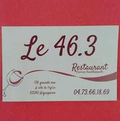 Le 46.3 restaurant, Aigueperse - Horaires d'ouverture