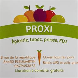 Proxi Pleumartin, - Horaires d'ouverture