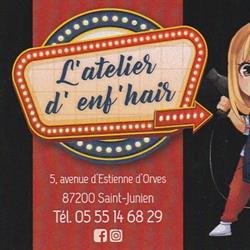 L'atelier d'enf'hair, Saint-Junien - Horaires d'ouverture