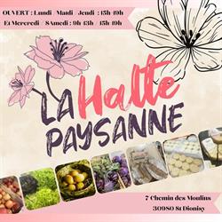 La Halte paysanne, Saint-Dionisy - Horaires d'ouverture