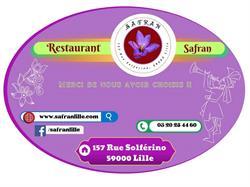 LE SAFRAN - Restaurant Indien Lille, - Horaires d'ouverture