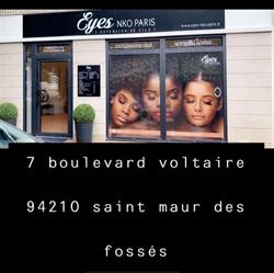 Eyes nko paris, Saint-Maur-des-Fossés - Horaires d'ouverture