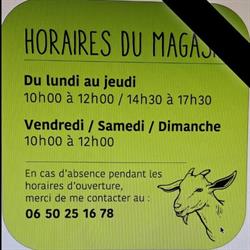 Les Douceurs caprines, Dambelin - Horaires d'ouverture