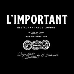 L'important Restaurant Italien Festif Paris, - Horaires d'ouverture