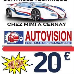 AUTOVISION CONTROLE TECHNIQUE CHEZ MIMI, Cernay - Horaires d'ouverture