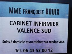 Bouix Françoise Infirmière, Valence - Horaires d'ouverture