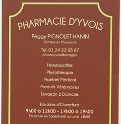 Pharmacie d'Yvois, Carignan - Horaires d'ouverture