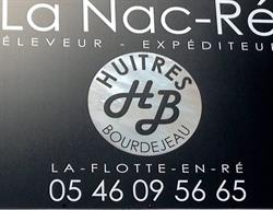 La Nac-Ré Huîtres BOURDEJEAU, La Flotte - Horaires d'ouverture