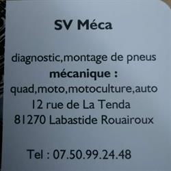Garage SV Méca, Labastide-Rouairoux - Horaires d'ouverture