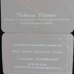 Rebecca Wittmer, Psychologue et psychothérapeute EMDR, Brulange - Horaires d'ouverture