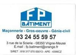 FP Bâtiment EURL, Vrigne-aux-Bois - Horaires d'ouverture
