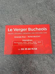 Le Verger Bucheois, Buchy - Horaires d'ouverture