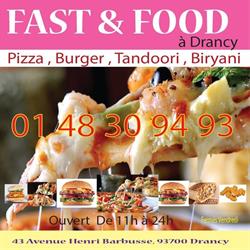 Fast And Food, Drancy - Horaires d'ouverture
