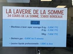 Laverie de la Somme 33800 Bordeaux, - Horaires d'ouverture