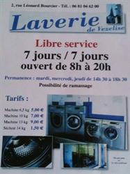 Laverie de Vezelise, Vézelise - Horaires d'ouverture