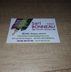 SARL BONNEAU PEINTURE Tessier Baudry, Grosbreuil - Horaires d'ouverture