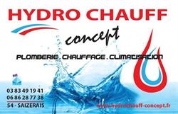 Hydro Chauff Concept, Saizerais - Horaires d'ouverture