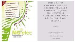 MG Elec CM, Quincey - Horaires d'ouverture