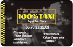 100% Taxi, Crozet - Horaires d'ouverture