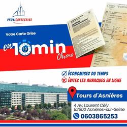 Proxi Carte Grise, Asnières-sur-Seine - Horaires d'ouverture