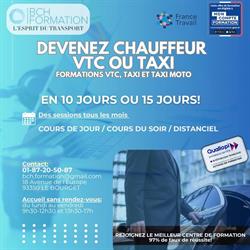BCH FORMATION - FORMATION TAXI & VTC - LE BOURGET, Le Bourget - Horaires d'ouverture