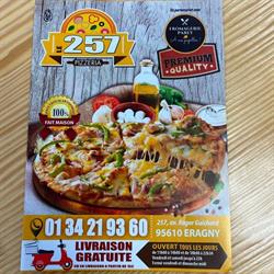 Le 257 pizza, Éragny - Horaires d'ouverture