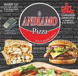 Andiamo pizza Beaune, - Horaires d'ouverture